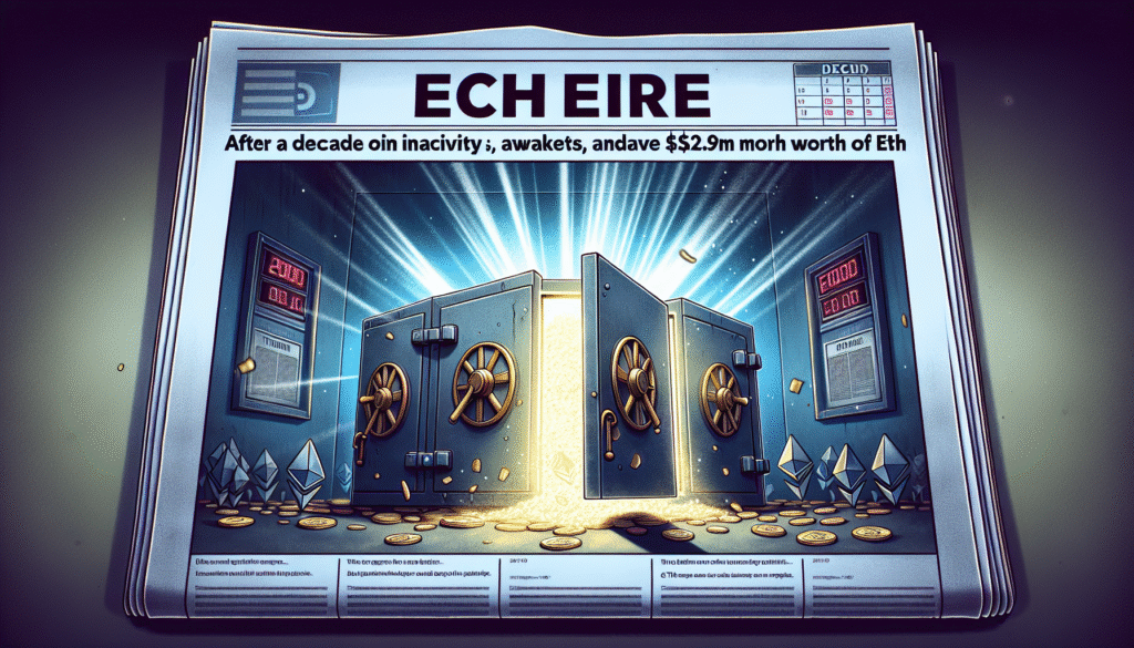 After a Decade of Inactivity, Two Ethereum Wallets Awaken and Move $2.9M Worth of ETH