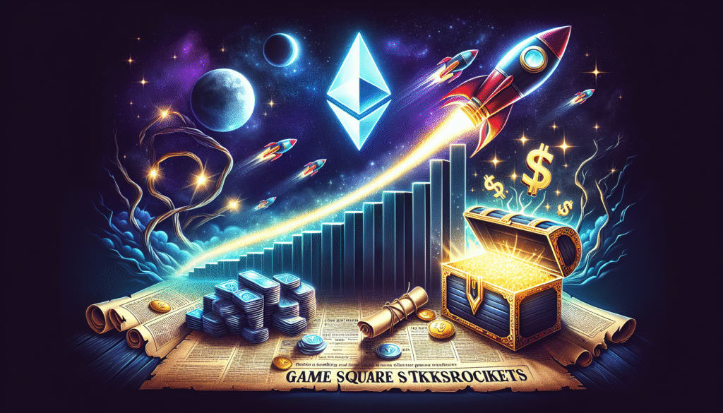GameSquare Stock Skyrockets by 58% Following Announcement of $100 Million Ethereum Treasury Plan