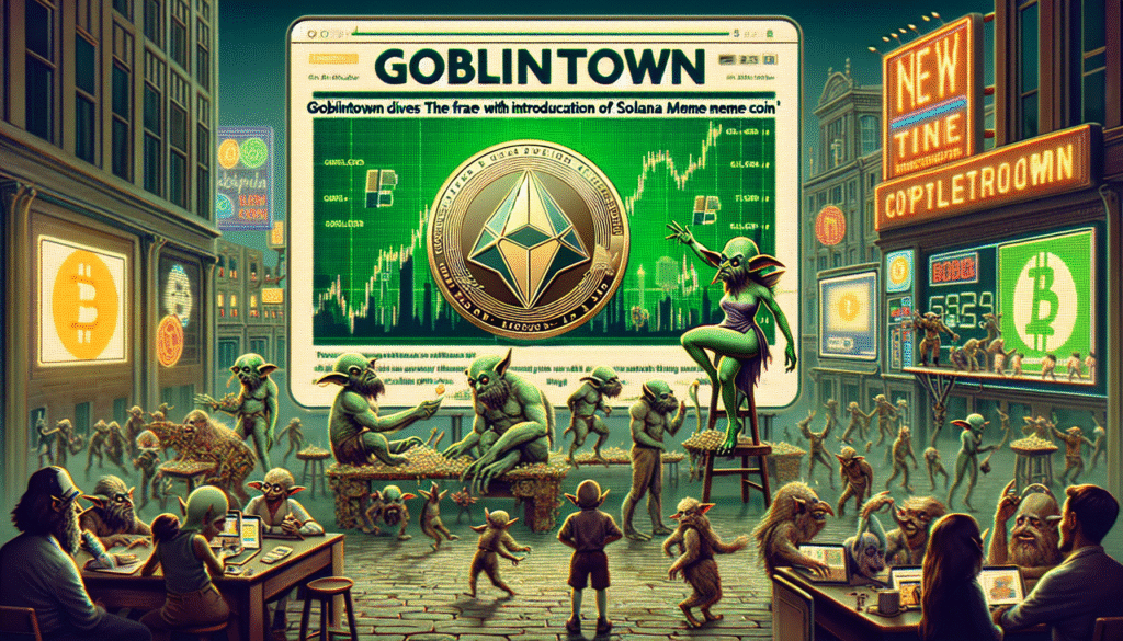 Goblintown Dives Into the Fray with the Introduction of Solana Meme Coin