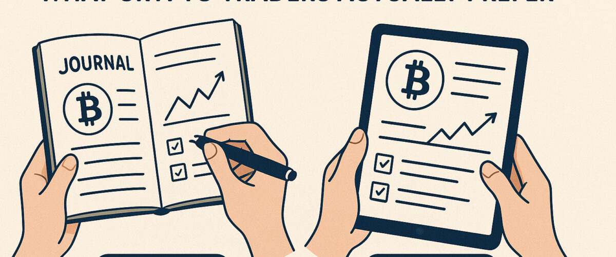 Paper vs Digital Journals: What Crypto Traders Actually Prefer